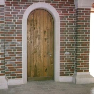 stylish cast stone door surround