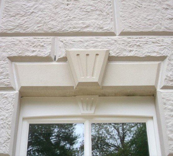 Stone Window Mullion Close Up